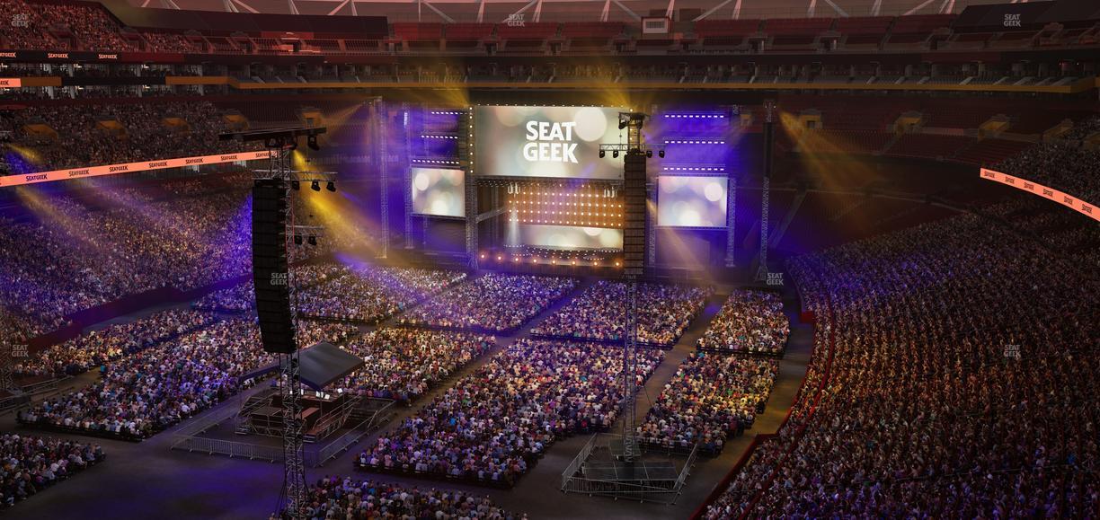 Northwest Stadium - Section Loge Suite East 399 Seat View