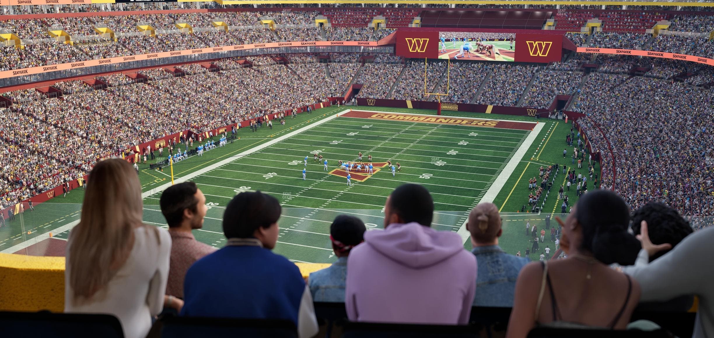 Northwest Stadium - Section Loge Suite East 400 Seat View