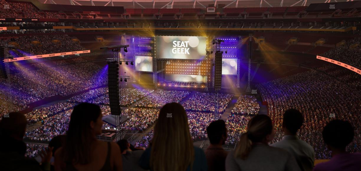 Northwest Stadium - Section Loge Suite East 400 Seat View