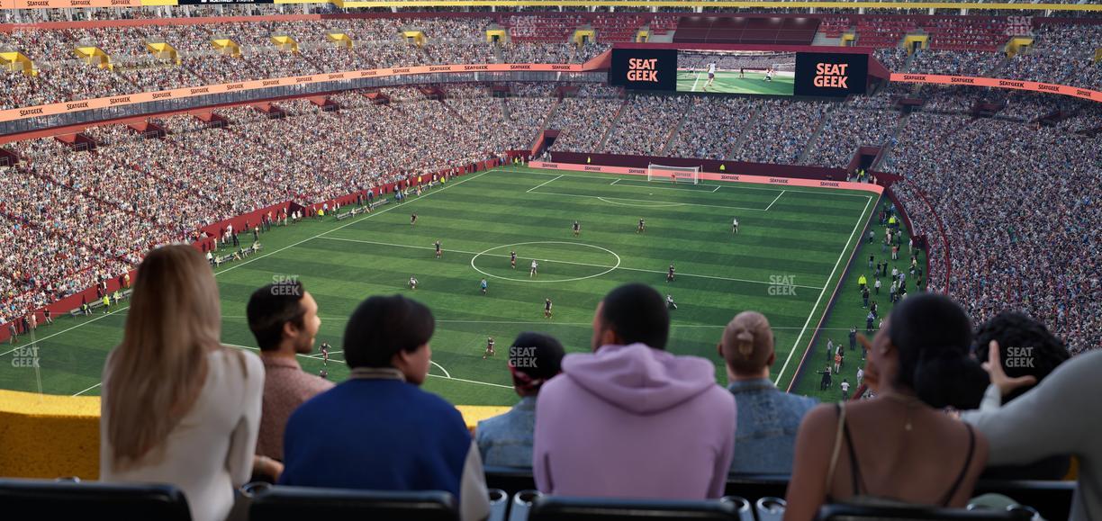 Northwest Stadium - Section Loge Suite East 400 Seat View