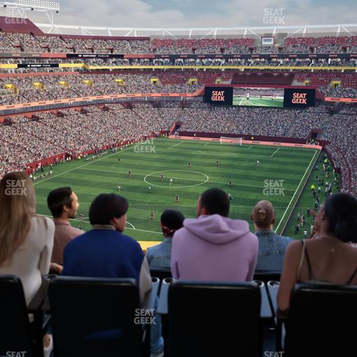 Northwest Stadium - Section Loge Suite East 400 Seat View