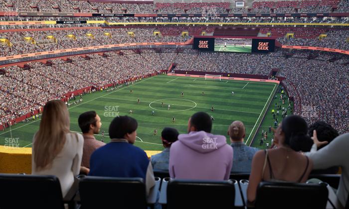 Northwest Stadium - Section Loge Suite East 400 Seat View