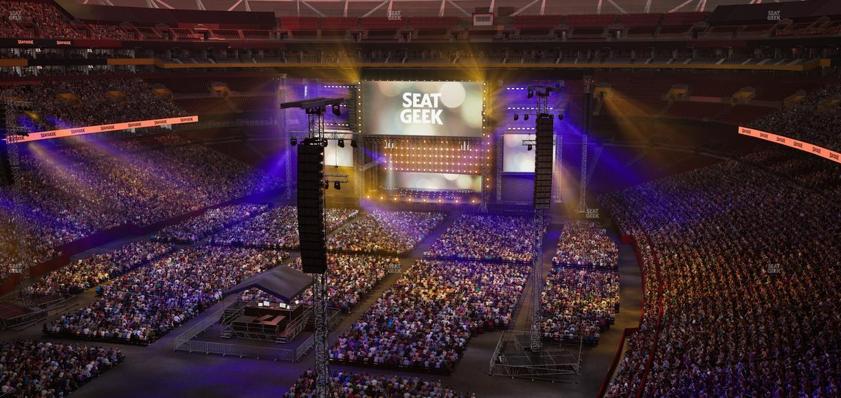 Northwest Stadium - Section Loge Suite East 401 Seat View