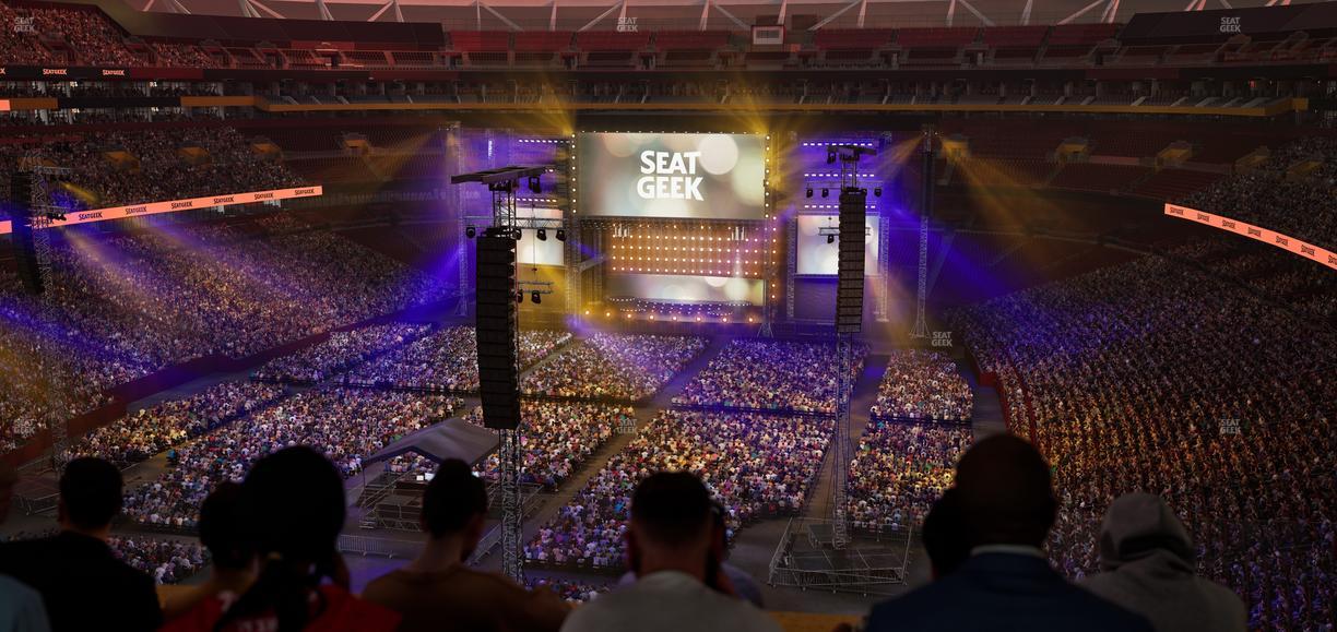 Northwest Stadium - Section Loge Suite East 401 Seat View