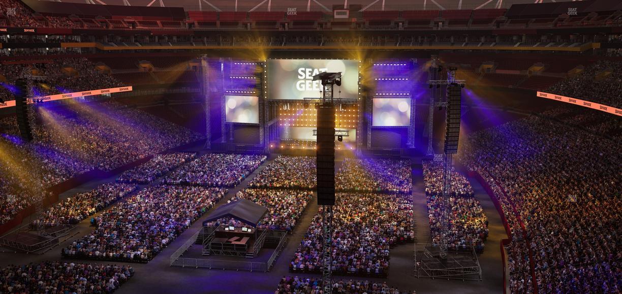 Northwest Stadium - Section Loge Suite East 404 Seat View