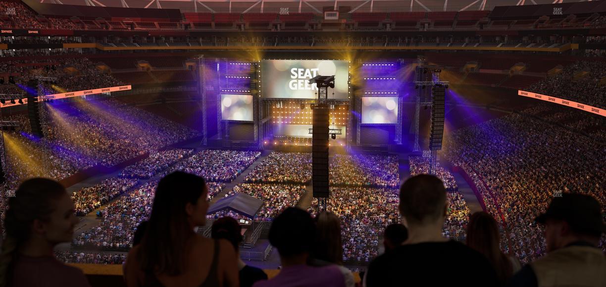 Northwest Stadium - Section Loge Suite East 404 Seat View