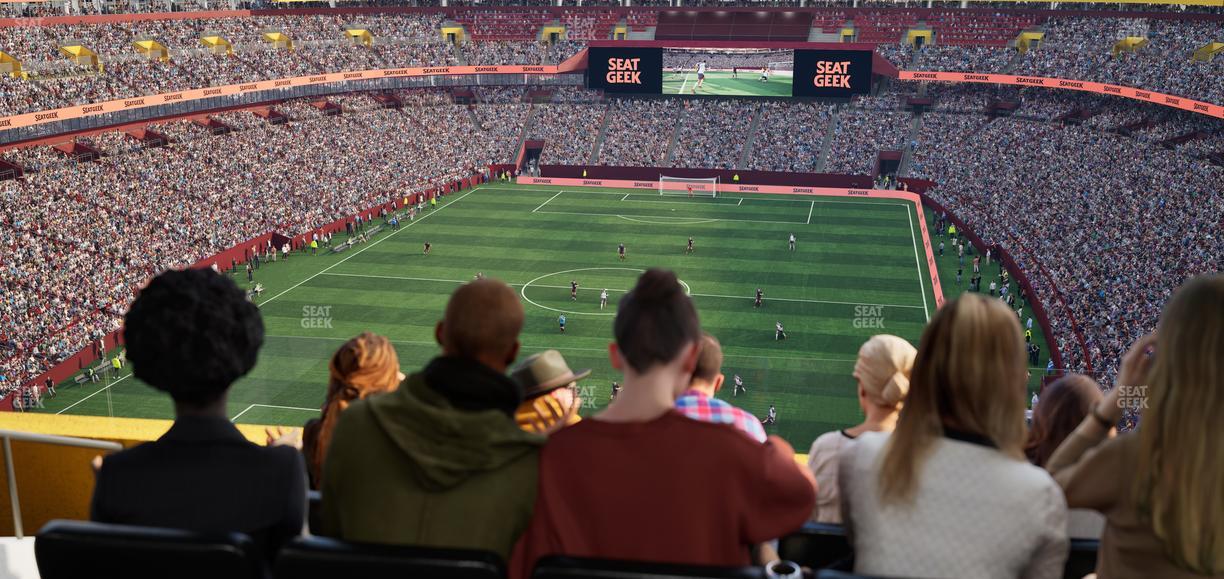 Northwest Stadium - Section Loge Suite East 404 Seat View