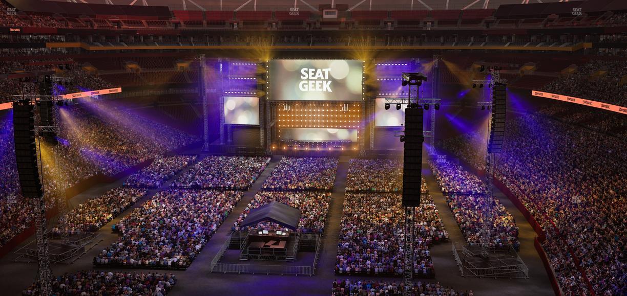 Northwest Stadium - Section Loge Suite East 406 Seat View