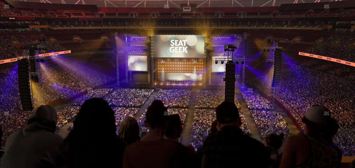 Northwest Stadium - Section Loge Suite East 406 Seat View
