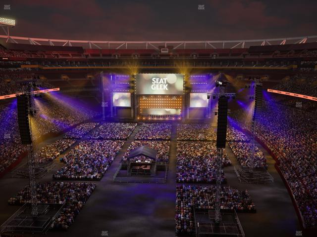 Northwest Stadium - Section Loge Suite East 407 Seat View