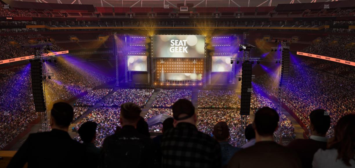 Northwest Stadium - Section Loge Suite East 407 Seat View