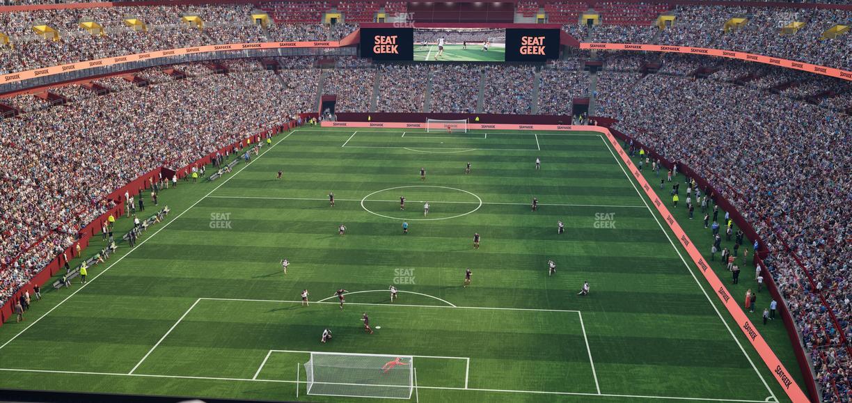 Northwest Stadium - Section Loge Suite East 407 Seat View