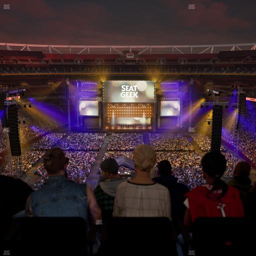 Northwest Stadium - Section Loge Suite East 408 Seat View