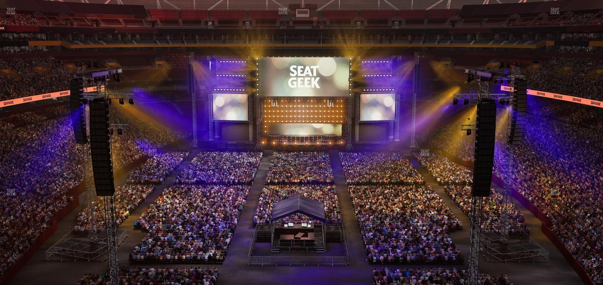 Northwest Stadium - Section Loge Suite East 409 Seat View