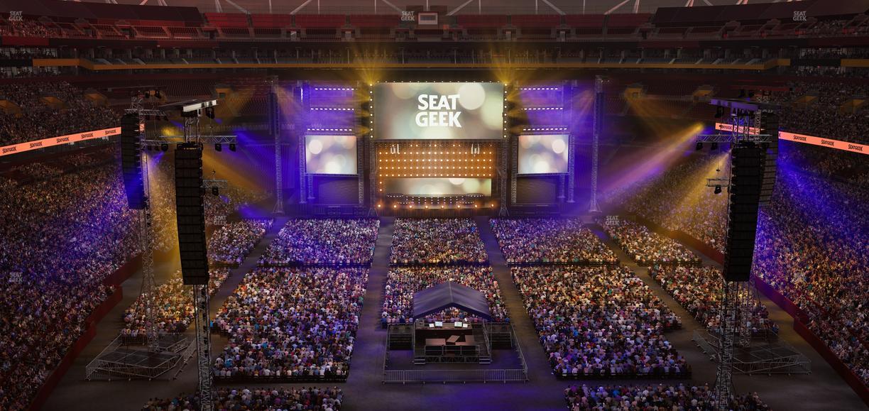 Northwest Stadium - Section Loge Suite East 410 Seat View