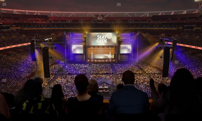 Northwest Stadium - Section Loge Suite East 410 Seat View