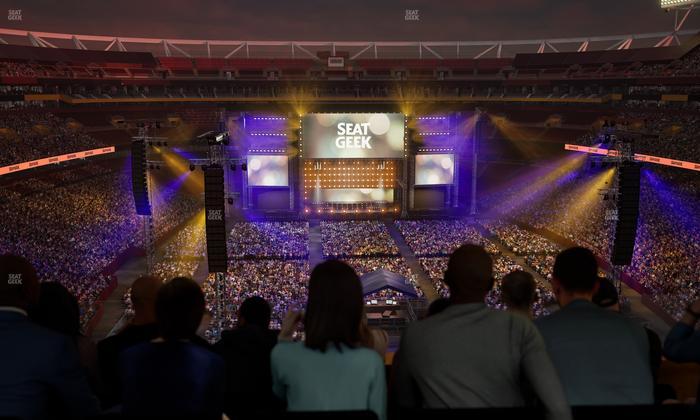 Northwest Stadium - Section Loge Suite East 411 Seat View