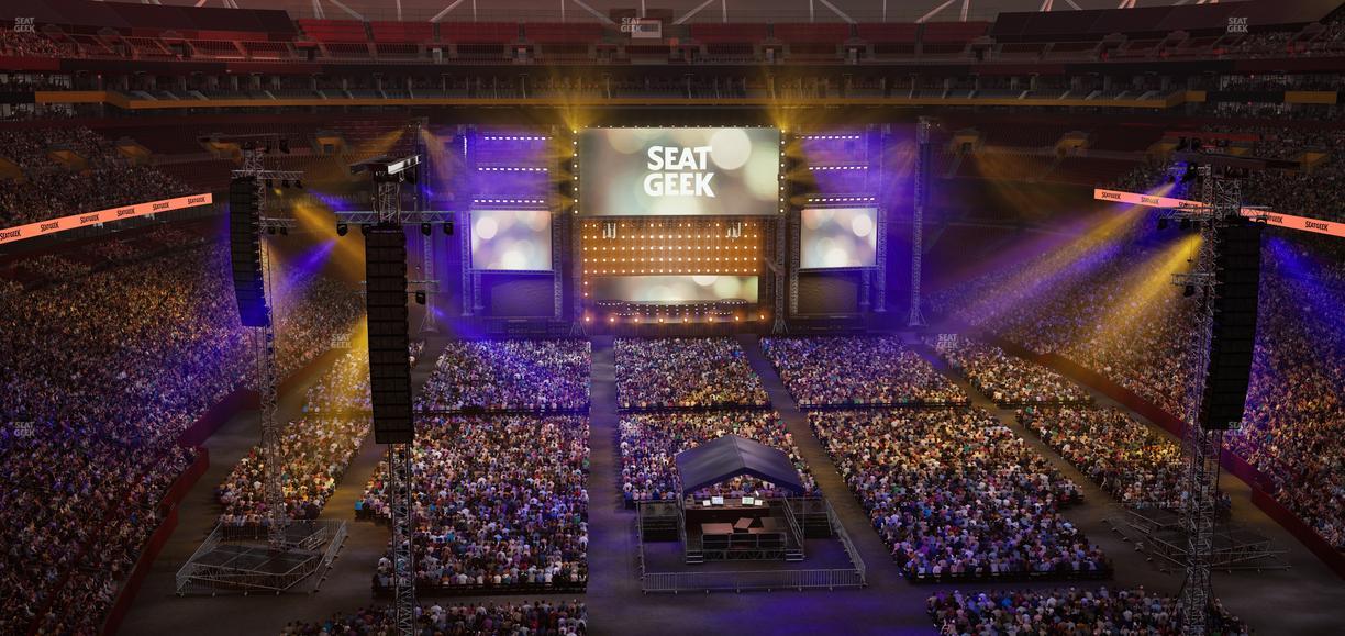 Northwest Stadium - Section Loge Suite East 411 Seat View