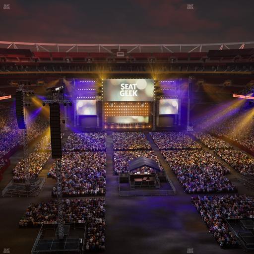 Northwest Stadium - Section Loge Suite East 411 Seat View