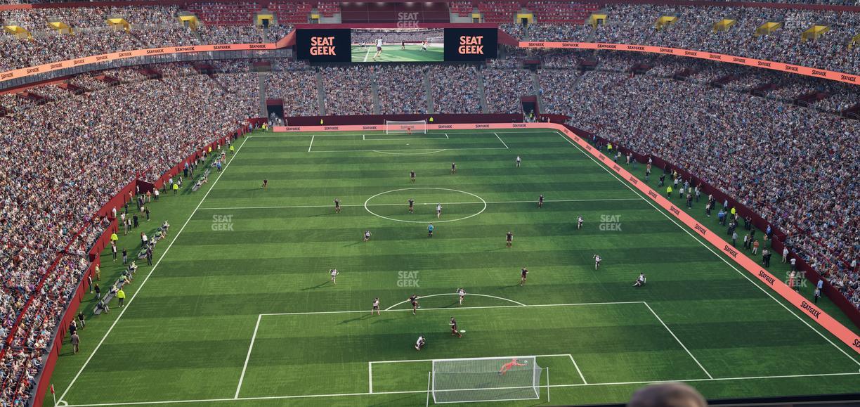 Northwest Stadium - Section Loge Suite East 411 Seat View