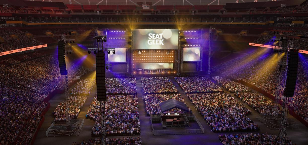 Northwest Stadium - Section Loge Suite East 412 Seat View