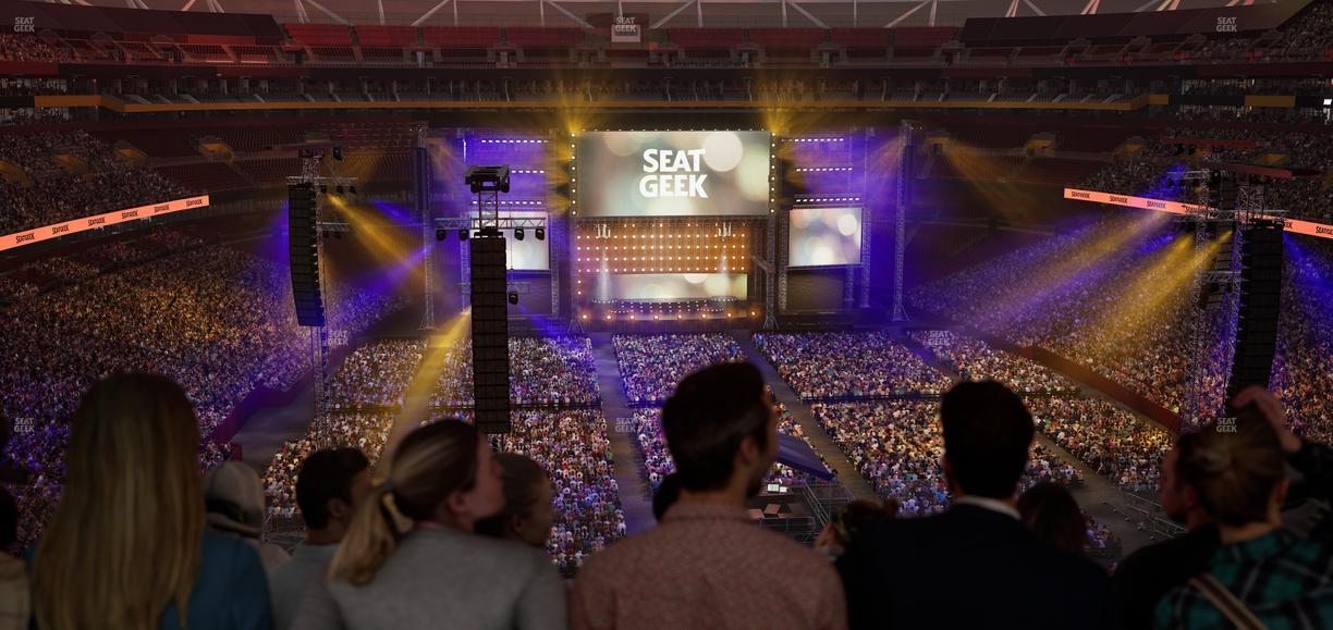 Northwest Stadium - Section Loge Suite East 413 Seat View