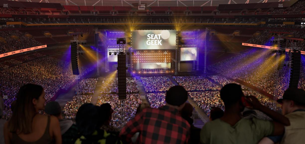 Northwest Stadium - Section Loge Suite East 414 Seat View