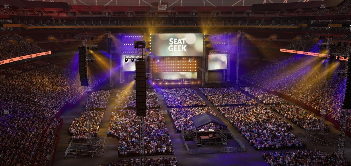 Northwest Stadium - Section Loge Suite East 414 Seat View