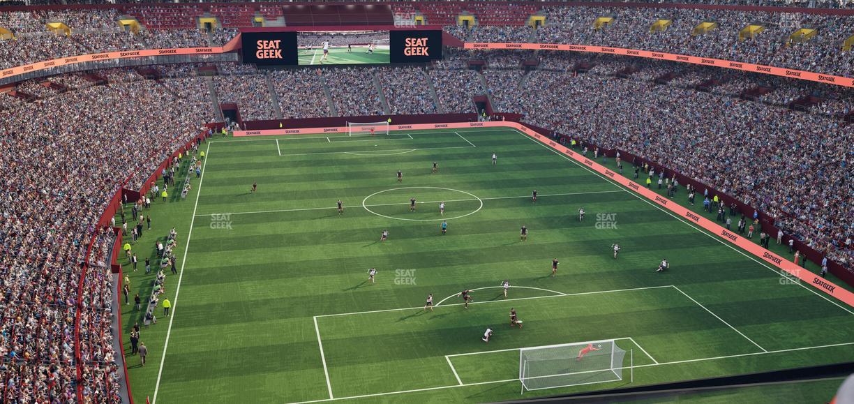 Northwest Stadium - Section Loge Suite East 415 Seat View