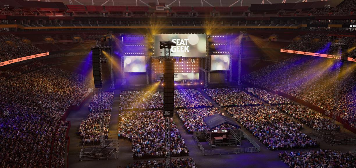 Northwest Stadium - Section Loge Suite East 415 Seat View