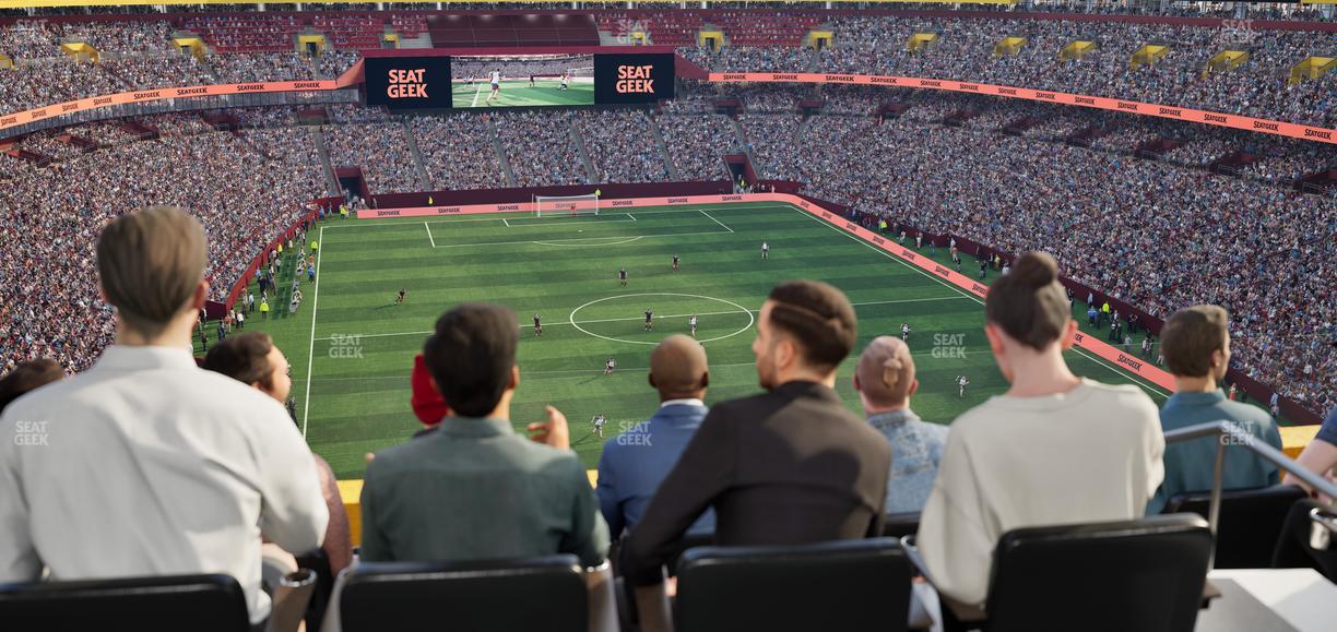 Northwest Stadium - Section Loge Suite East 416 Seat View