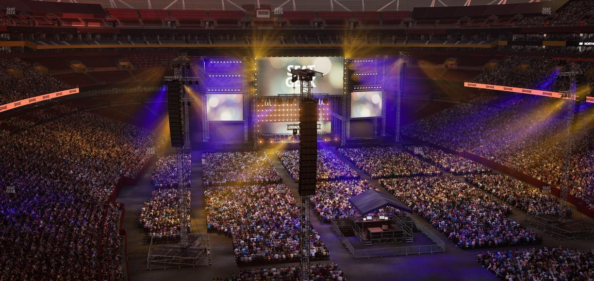 Northwest Stadium - Section Loge Suite East 416 Seat View