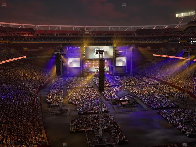 Northwest Stadium - Section Loge Suite East 416 Seat View