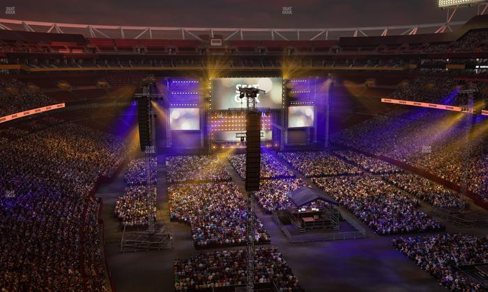 Northwest Stadium - Section Loge Suite East 416 Seat View