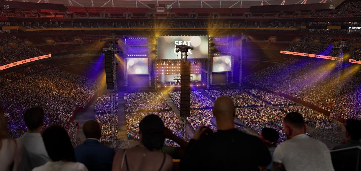 Northwest Stadium - Section Loge Suite East 416 Seat View