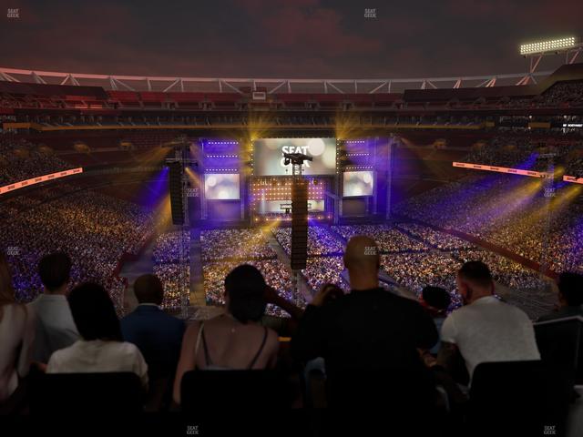 Northwest Stadium - Section Loge Suite East 416 Seat View