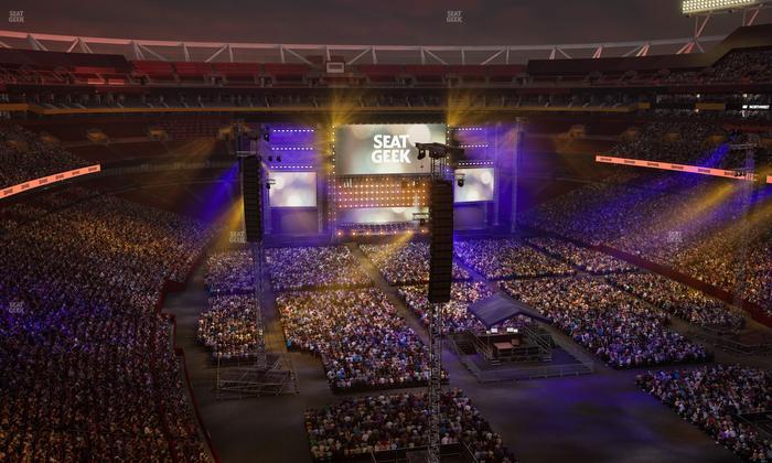 Northwest Stadium - Section Loge Suite East 417 Seat View