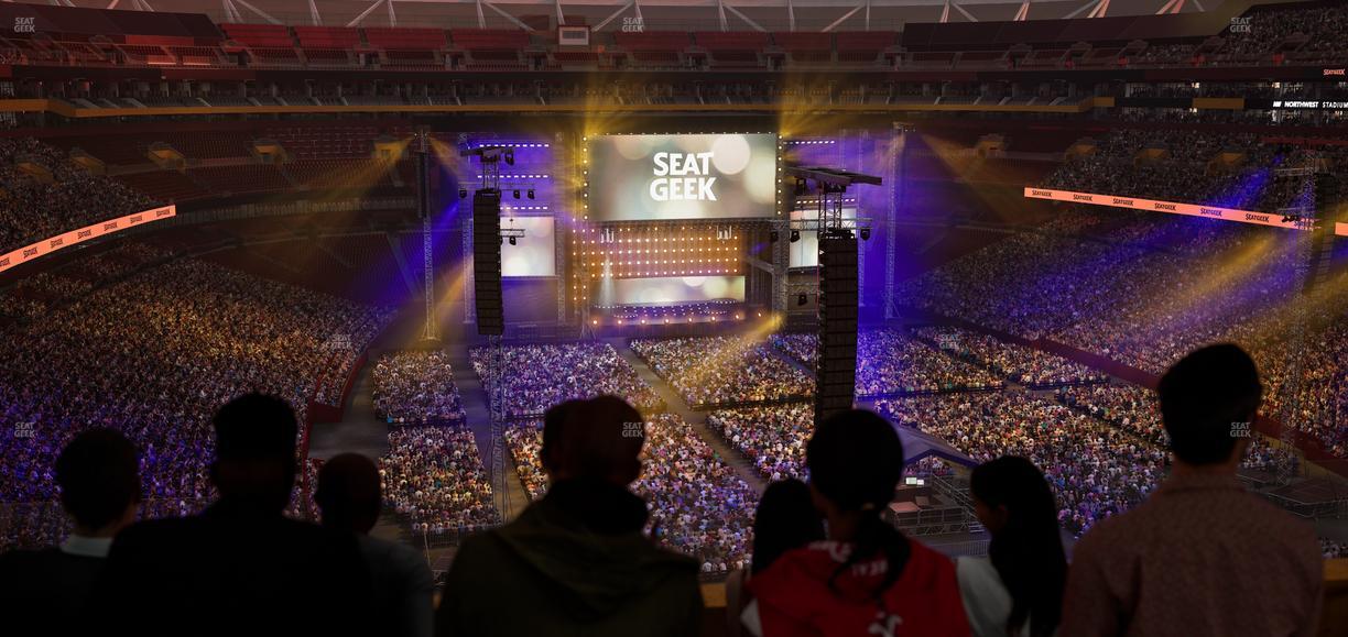 Northwest Stadium - Section Loge Suite East 418 Seat View