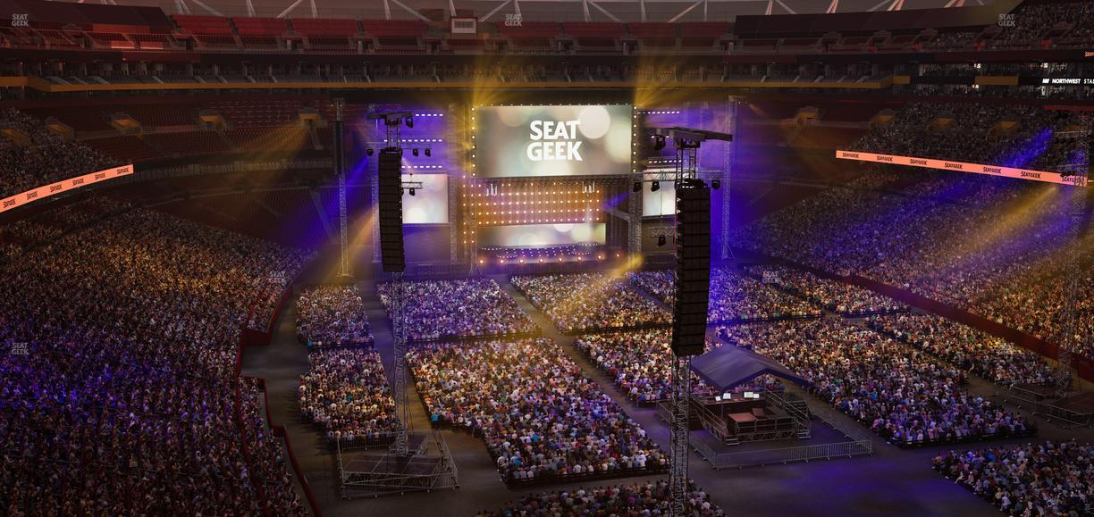 Northwest Stadium - Section Loge Suite East 418 Seat View