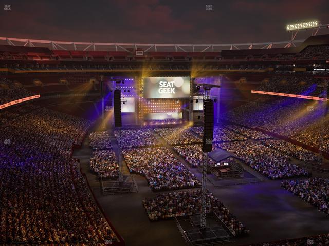 Northwest Stadium - Section Loge Suite East 418 Seat View