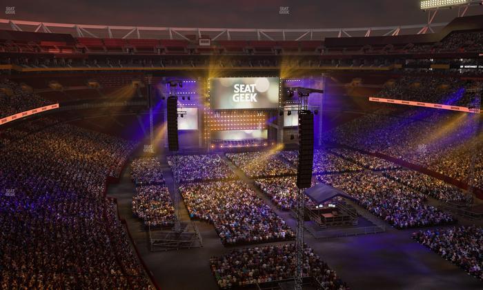 Northwest Stadium - Section Loge Suite East 418 Seat View