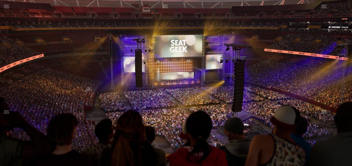 Northwest Stadium - Section Loge Suite East 419 Seat View