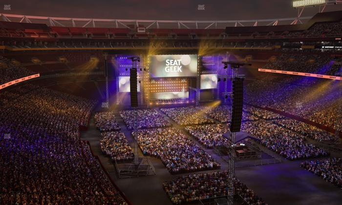 Northwest Stadium - Section Loge Suite East 419 Seat View