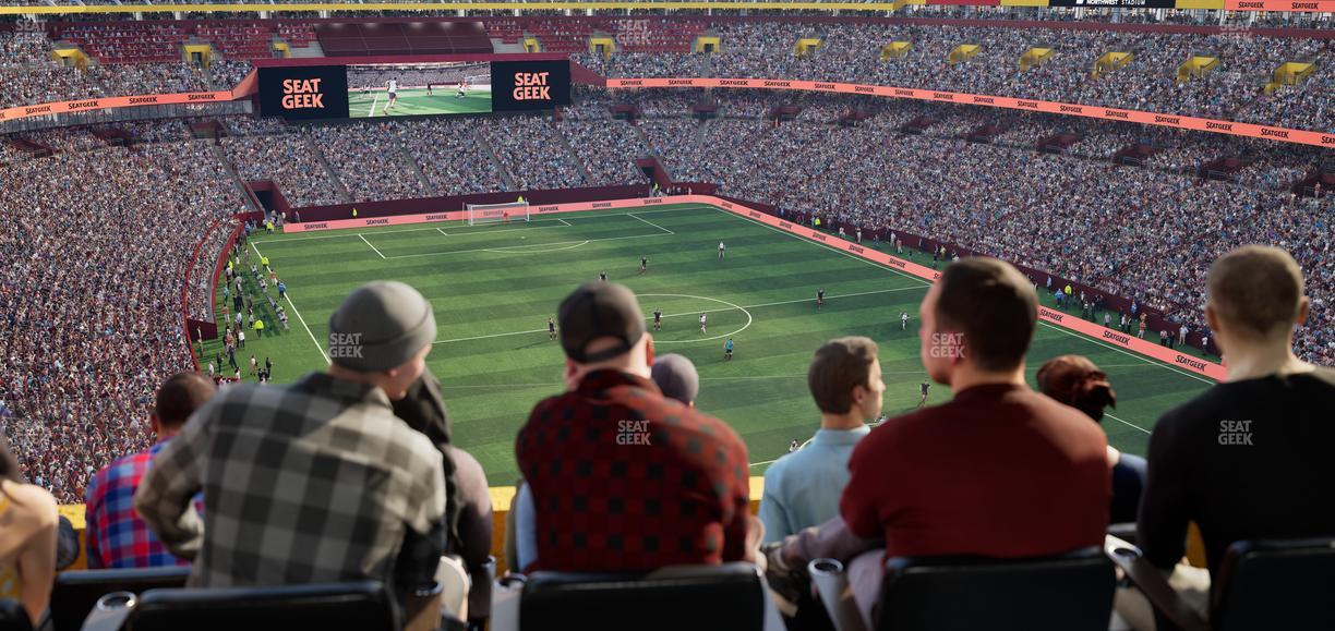 Northwest Stadium - Section Loge Suite East 420 Seat View