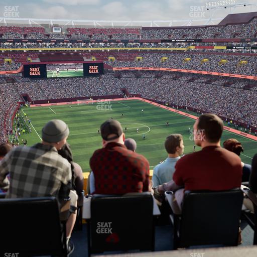 Northwest Stadium - Section Loge Suite East 420 Seat View