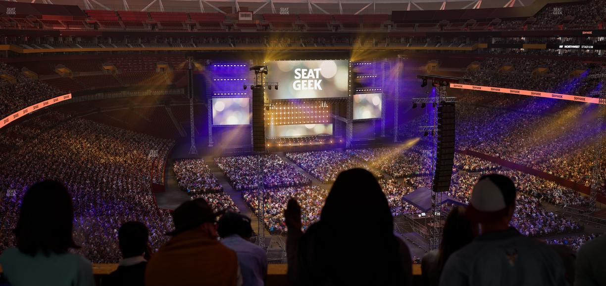 Northwest Stadium - Section Loge Suite East 420 Seat View