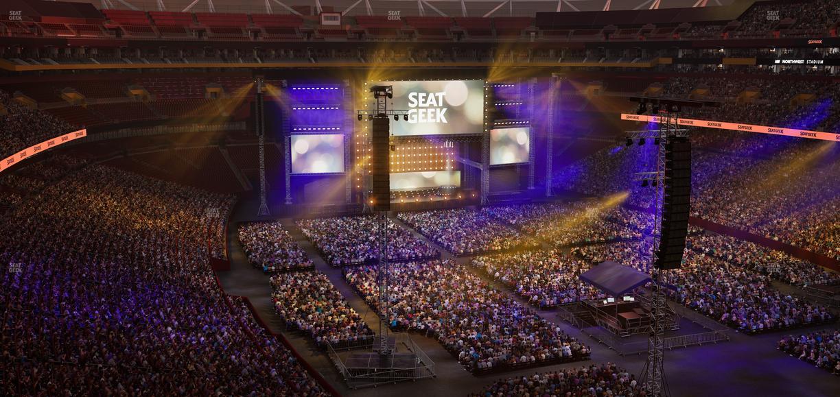 Northwest Stadium - Section Loge Suite East 421 Seat View