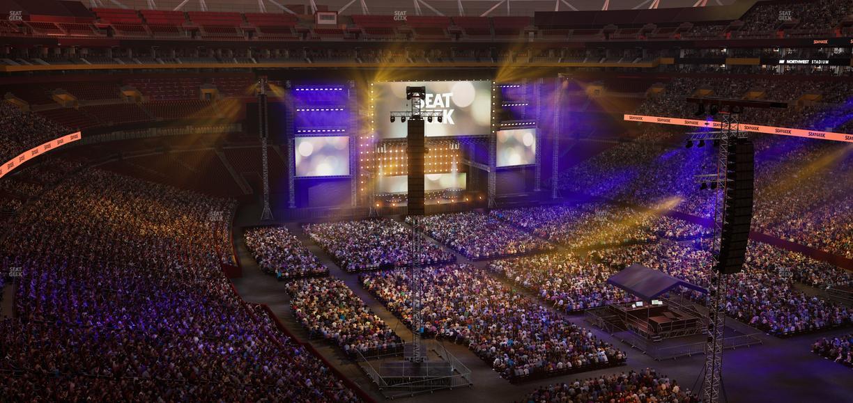 Northwest Stadium - Section Loge Suite East 422 Seat View