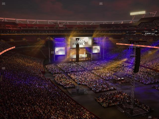 Northwest Stadium - Section Loge Suite East 422 Seat View