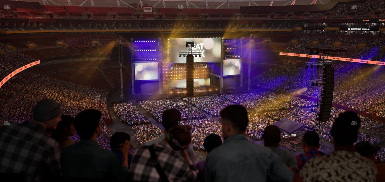 Northwest Stadium - Section Loge Suite East 422 Seat View